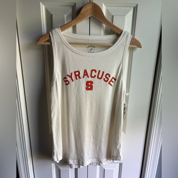 Syracuse University League 91 Womens Tri-flex Trapeze Tank Ivory Size Medium NWT - Picture 1 of 9